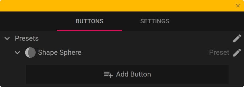 KBar - Shape Sphere - Add Preset
