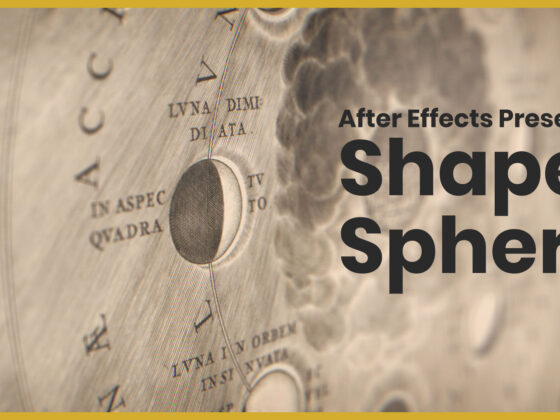 Shape Sphere - After Effects Preset
