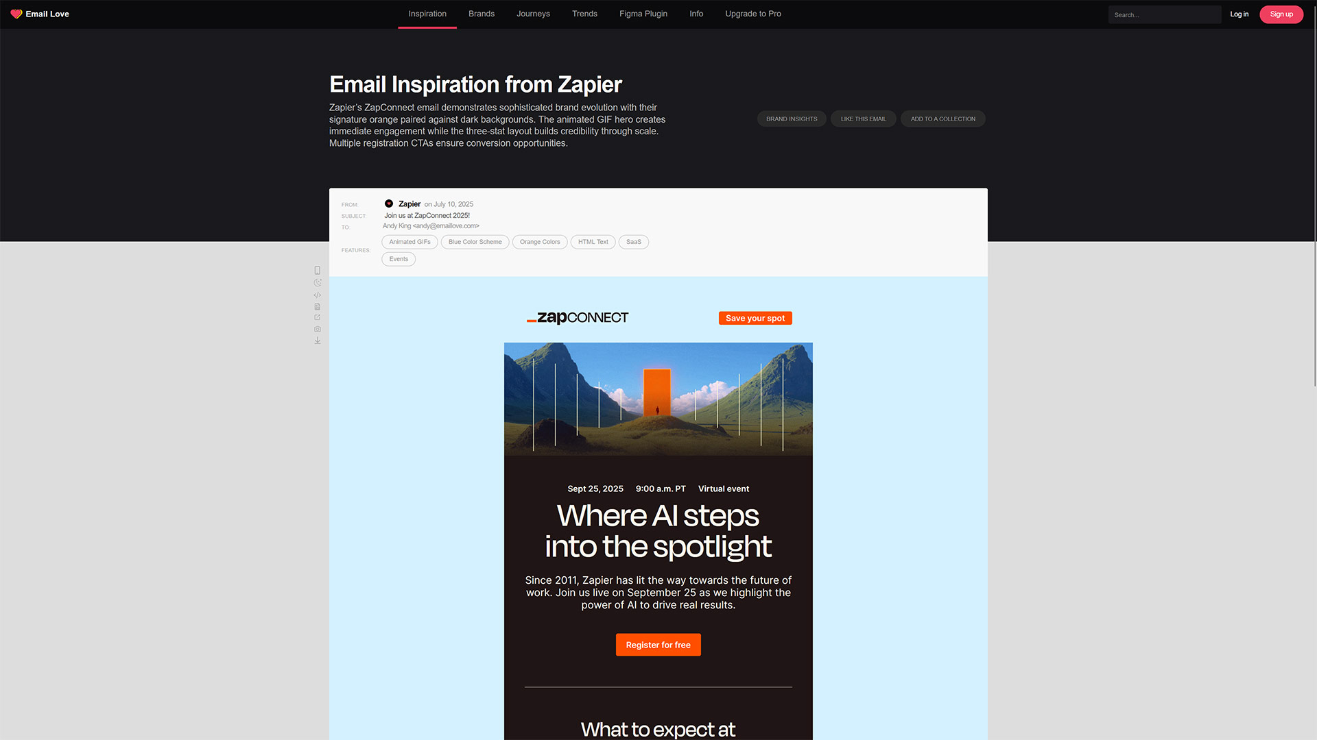Email Love - ZapConnect 2025