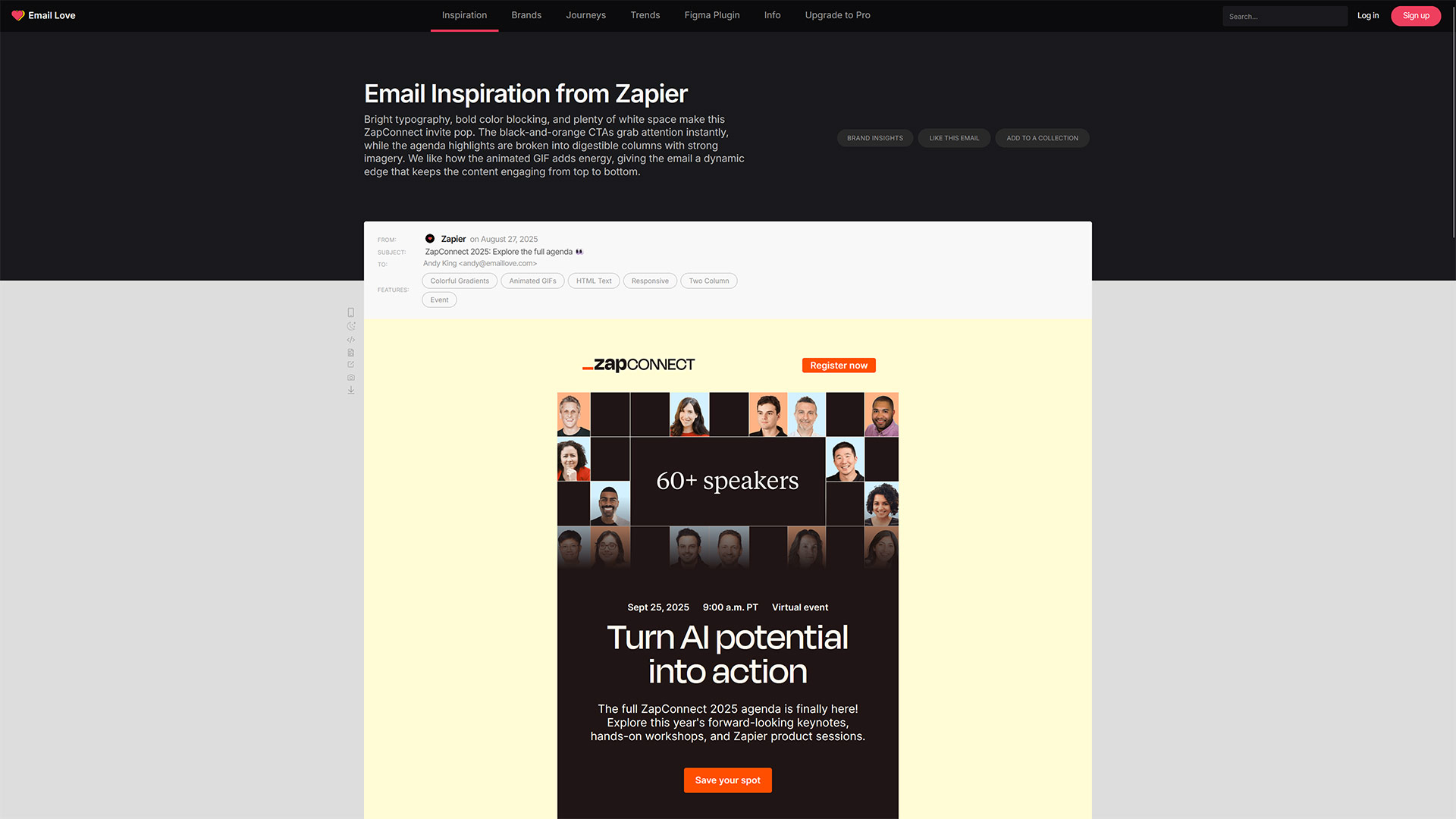 Email Love - ZapConnect 2025